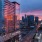 The Gulch Nashville, TN Apartments for Rent - 1200 Broadway - Exterior View of 1200 Broadway Apartment Building with View of The City.